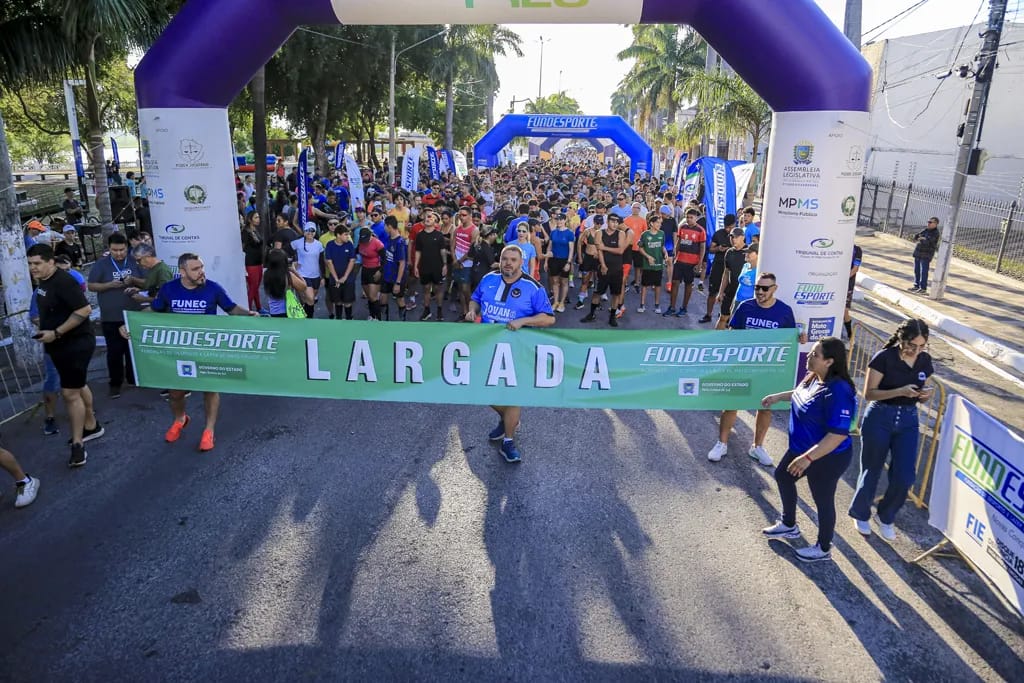 Segundo Treinão da Corrida dos Poderes reúne cerca de 1,8 mil pessoas em Corumbá