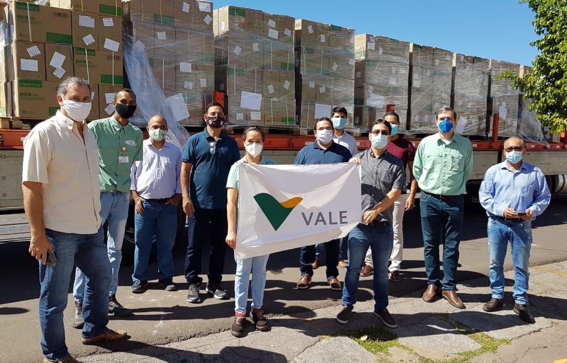 Ações da Vale contribuem para o combate ao Covid-19 em Corumbá e Ladário