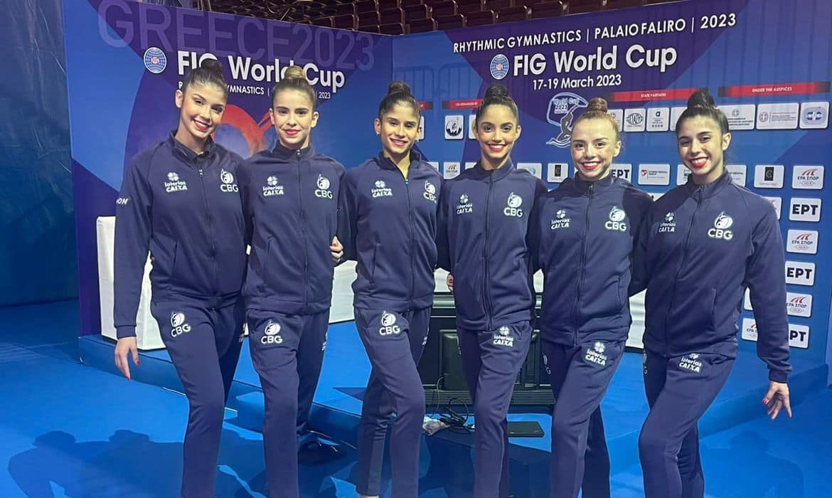 Equipe brasileira de ginástica rítmica se destaca em etapa da Copa do Mundo na Grécia