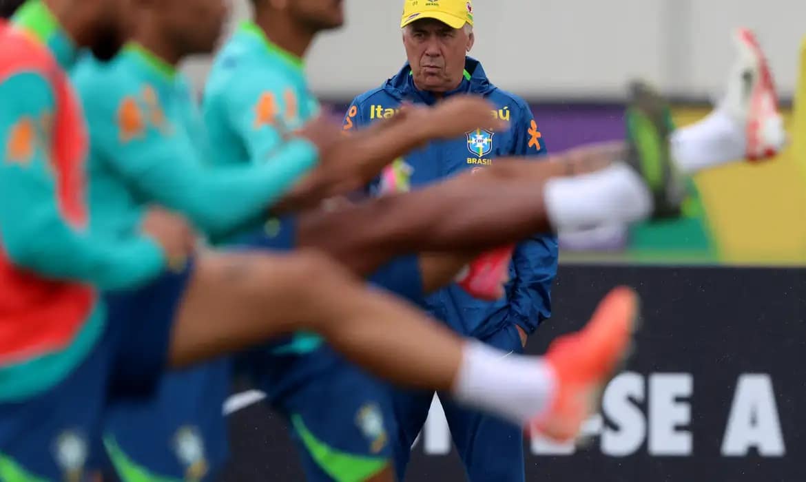 Brasil encara Equador na estreia de Carlo Ancelotti pelas Eliminatórias