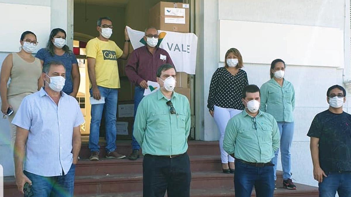 Vale faz doação de EPIs para Santa Casa de Corumbá