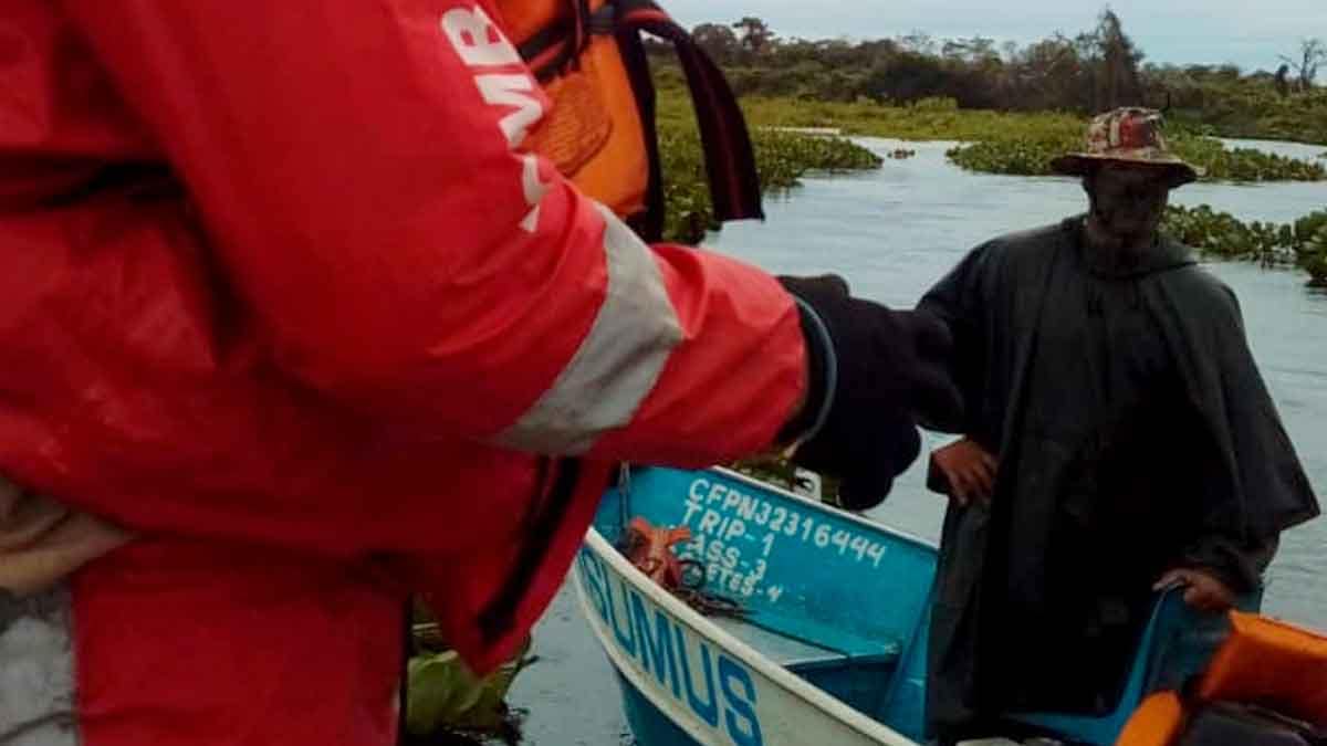 Homens que desapareceram durante pescaria são encontrados pelos Bombeiros