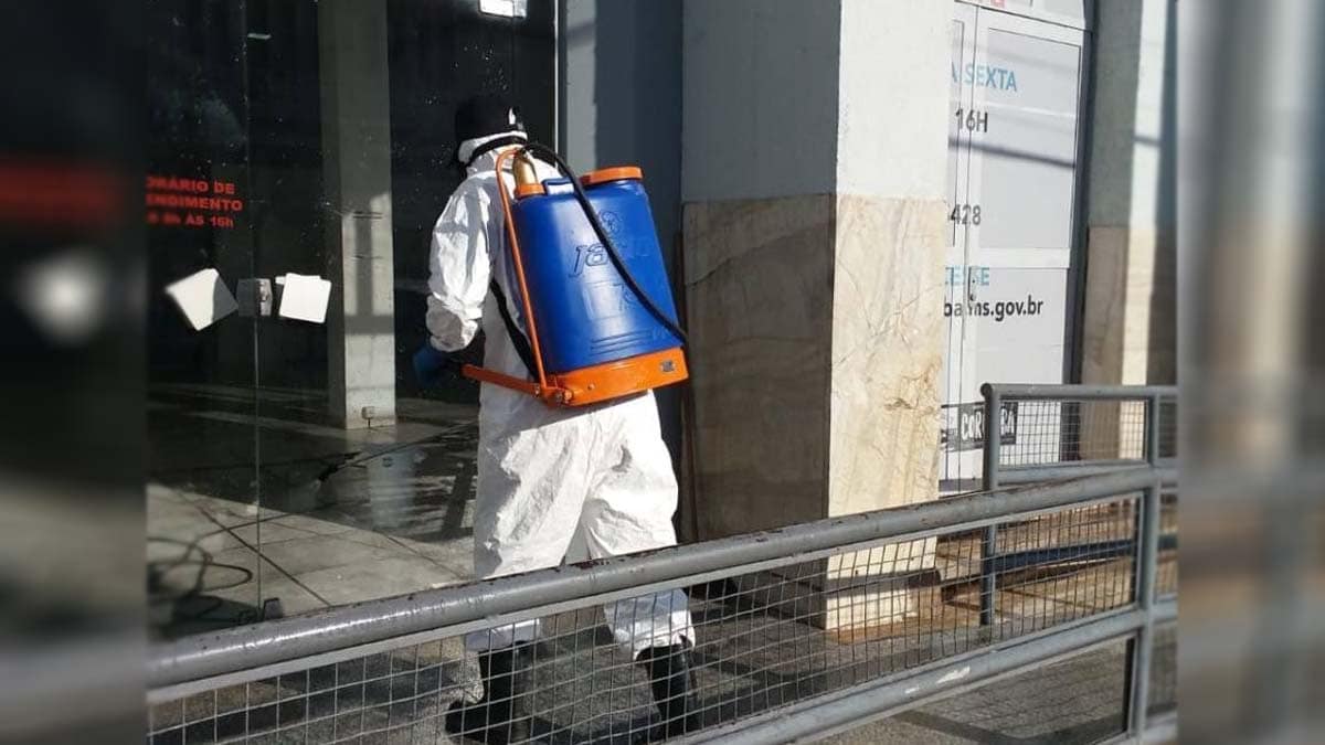 CAC passa por desinfecção visando prevenção à Covid-19