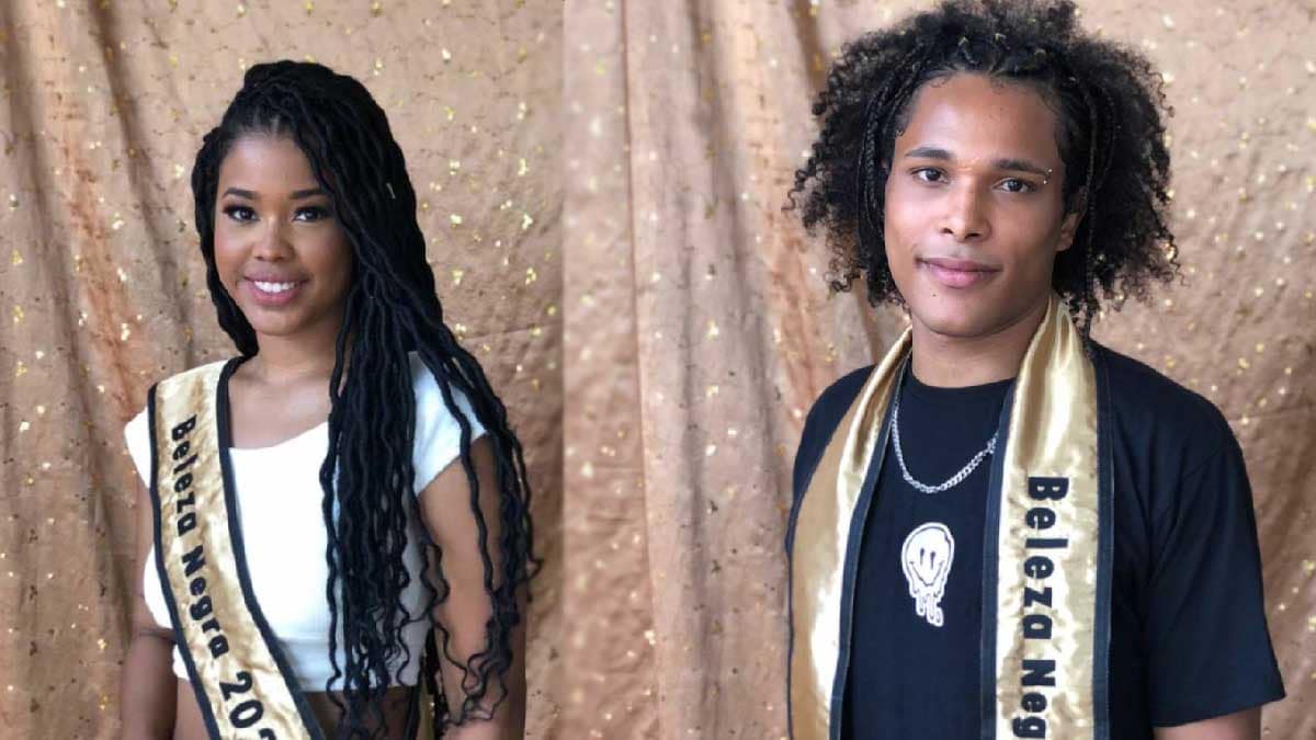 Vencedores do concurso Beleza Negra Virtual recebem premiação