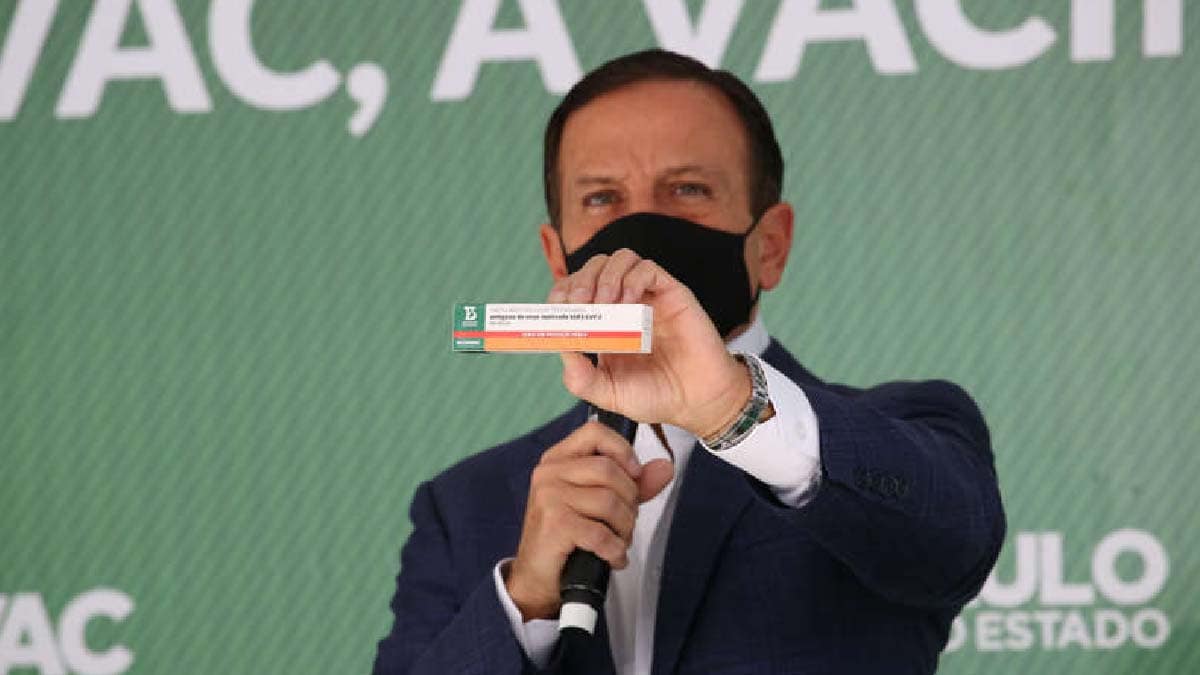 Doria diz esperar que Anvisa libere uso pediátrico da Coronavac na semana que vem