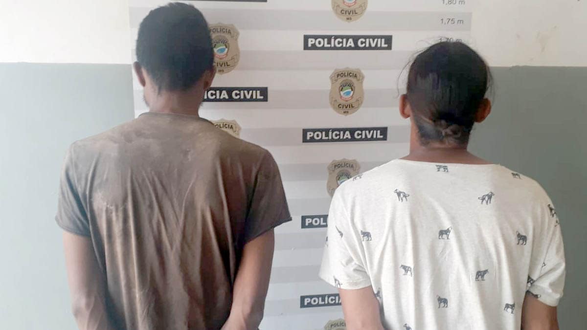 Foragidos da justiça são presos pela Polícia Penal e Civil no centro de Corumbá