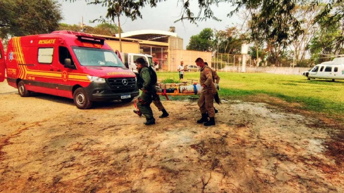 Criança que caiu do cavalo e idosa com AVC são resgatadas pelos Bombeiros no Pantanal