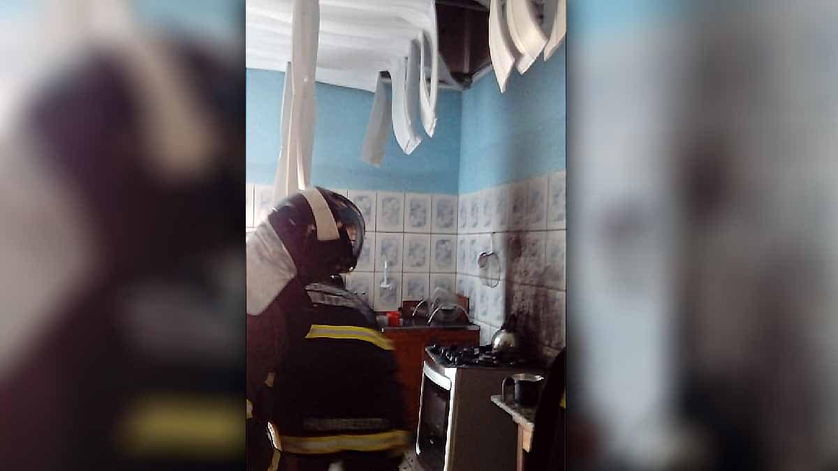 Vazamento de gás provoca princípio de incêndio em casa na região central de Corumbá