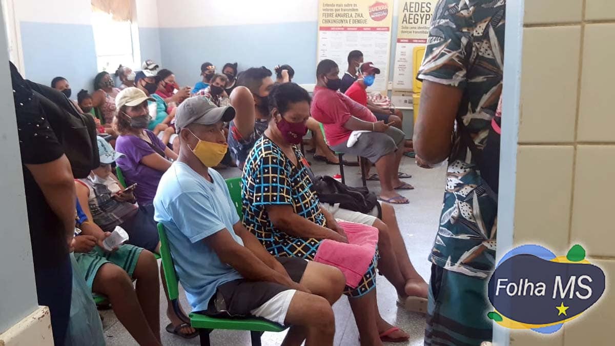 Com unidades lotadas, pacientes reclamam de demora no atendimento médico em Corumbá
