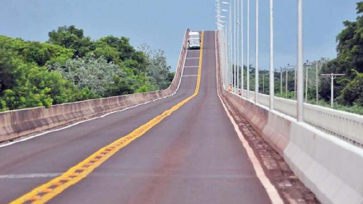 Pedágio sobre a ponte do Rio Paraguai ficará 17,50% mais caro a partir de janeiro