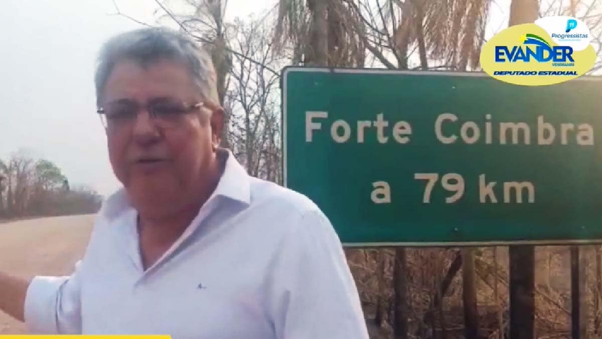 Solicitada por Evander, aterramento da estrada em Forte Coimbra tem licitação homologada