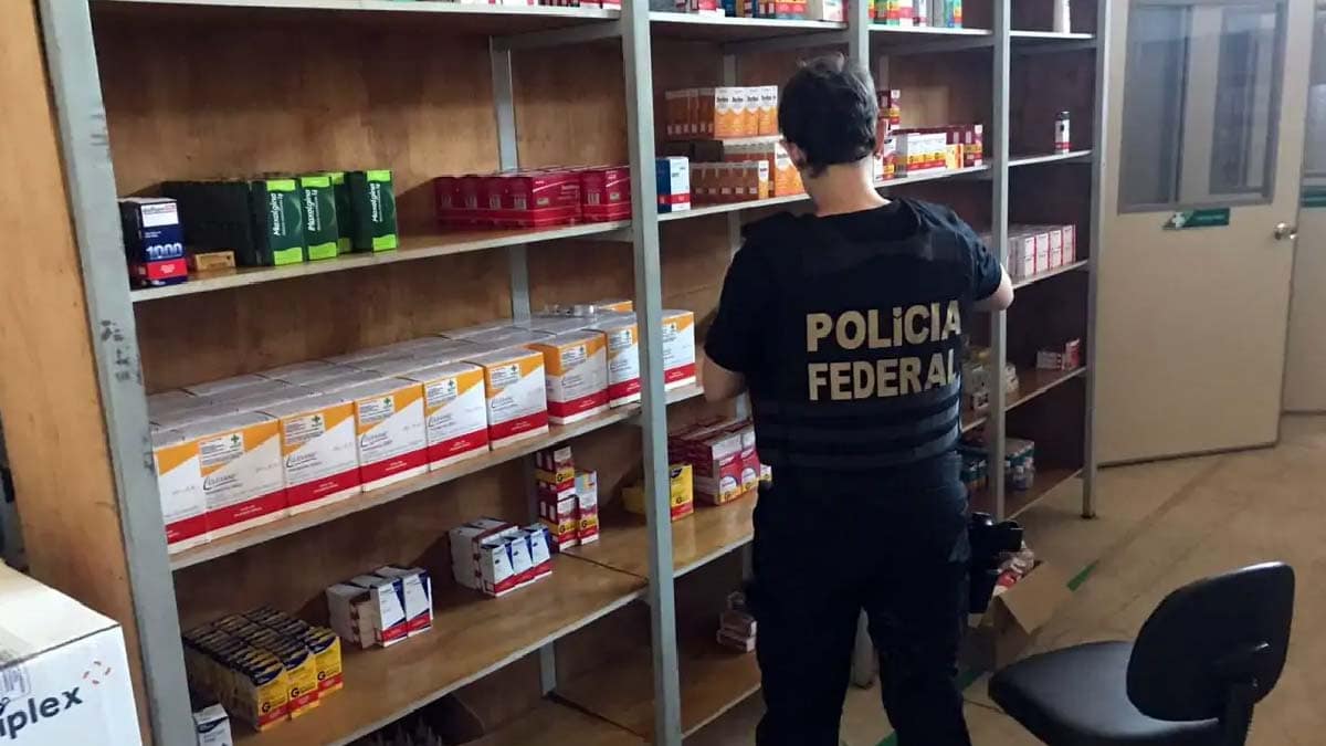Operação da PF combate comércio irregular de medicamentos falsificados e de origem estrangeira