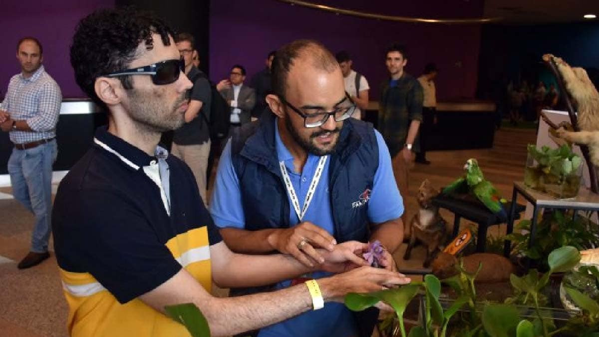 Bioparque Pantanal lança espaço Biotátil para pessoas com deficiência visual