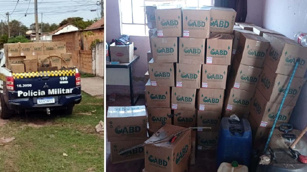 PM estoura depósito de contrabando de medicamentos após prisão de foragido em Ladário