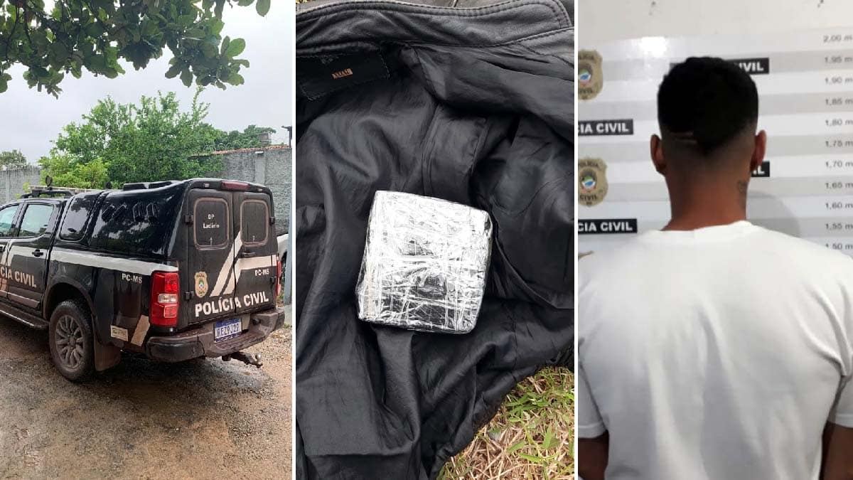 Polícia Civil flagra entrega de drogas e prende dois homens por tráfico em Ladário