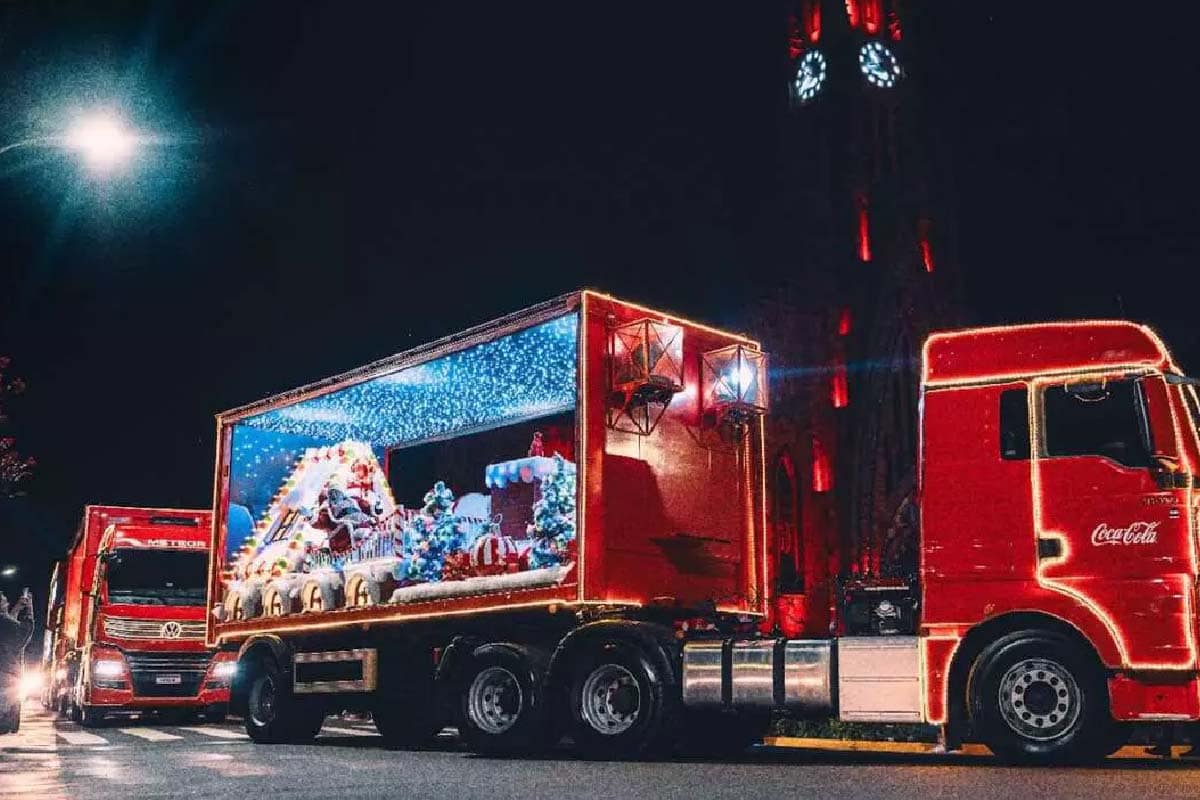 Caravana Iluminada da Coca-Cola retorna a Campo Grande em dezembro