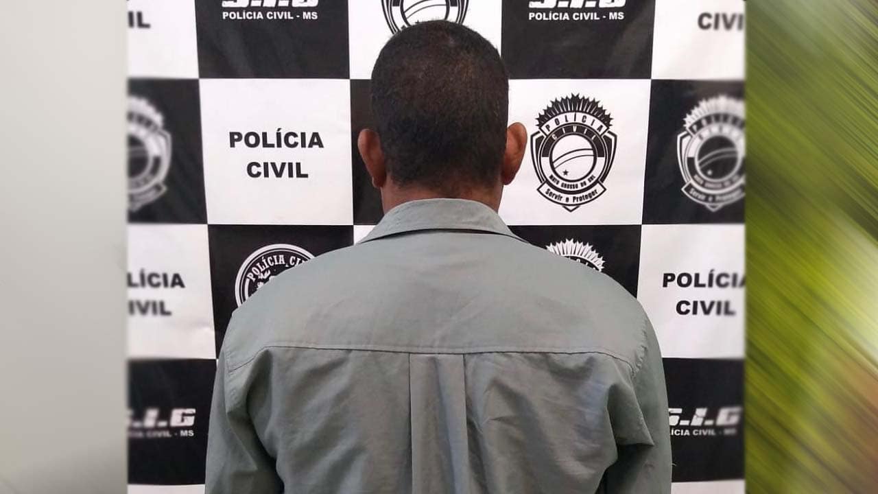 Acusado de matar vizinho a facadas em Ladário é preso pela Polícia Civil em Três Lagoas