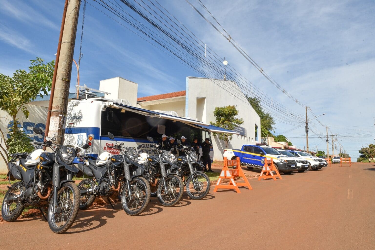 Prefeitura de Campo Grande inaugura primeira base móvel da GCM
