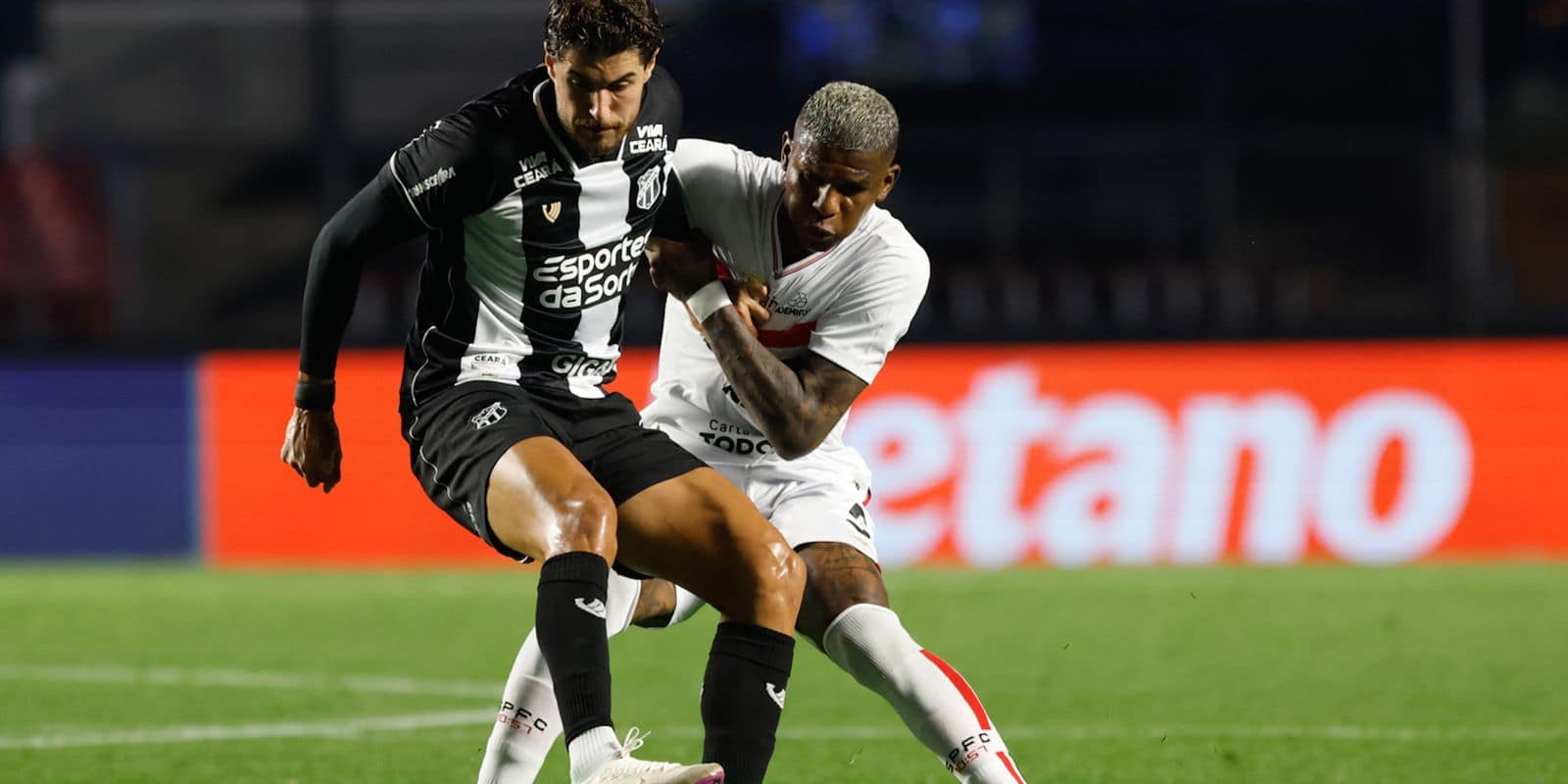 Ceará derrota São Paulo no encerramento da 25ª rodada do Brasileiro