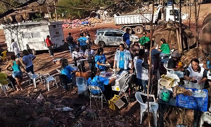 Secretaria de Saúde leva serviços até trabalhadores do Lixão