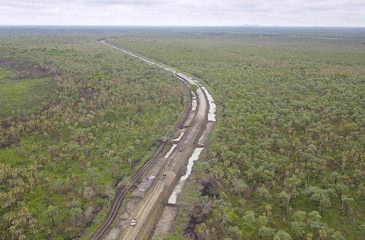 No Pantanal do Nabileque, implantação da estrada do Naitaca tira região do isolamento