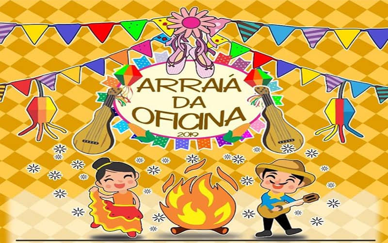 Arraial da Oficina de Dança acontece no sábado, 06 de julho