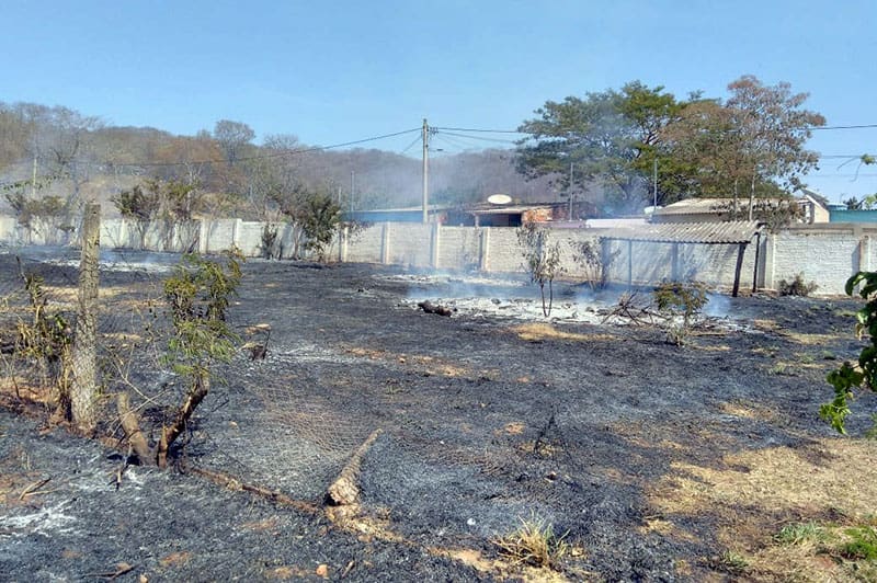 Corpo de Bombeiros combatem três incêndios na área urbana de Corumbá