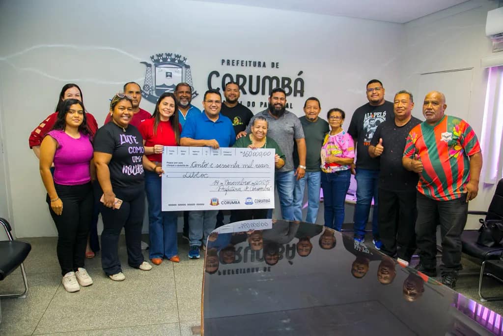 Prefeitura antecipa repasse e libera R$ 160 mil para blocos carnavalescos de Corumbá